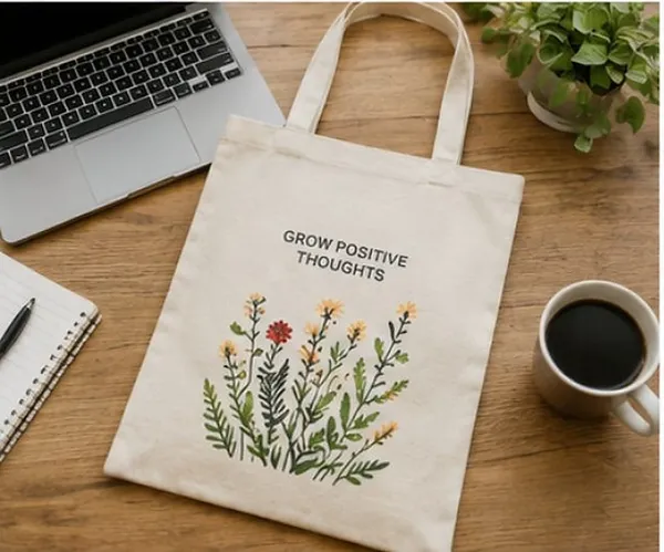 Grow_Positive_Thoughts_|_Eco-Friendly_|_Reusabl_Printed_Tiffin/Shopping/Grocery_Hand_Bag_With_Zip_&_Handle_For_Men_An