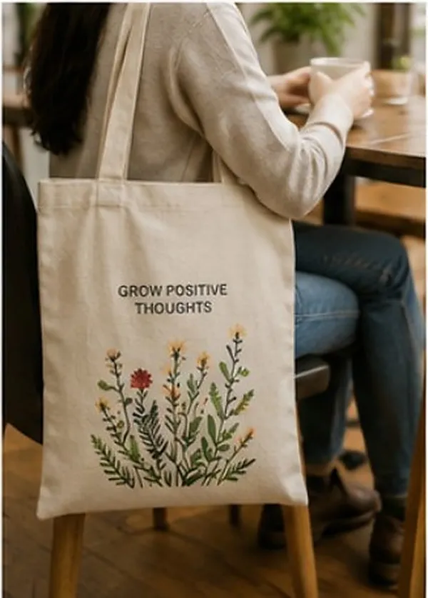 Grow_Positive_Thoughts_|_Eco-Friendly_|_Reusabl_Printed_Tiffin/Shopping/Grocery_Hand_Bag_With_Zip_&_Handle_For_Men_An