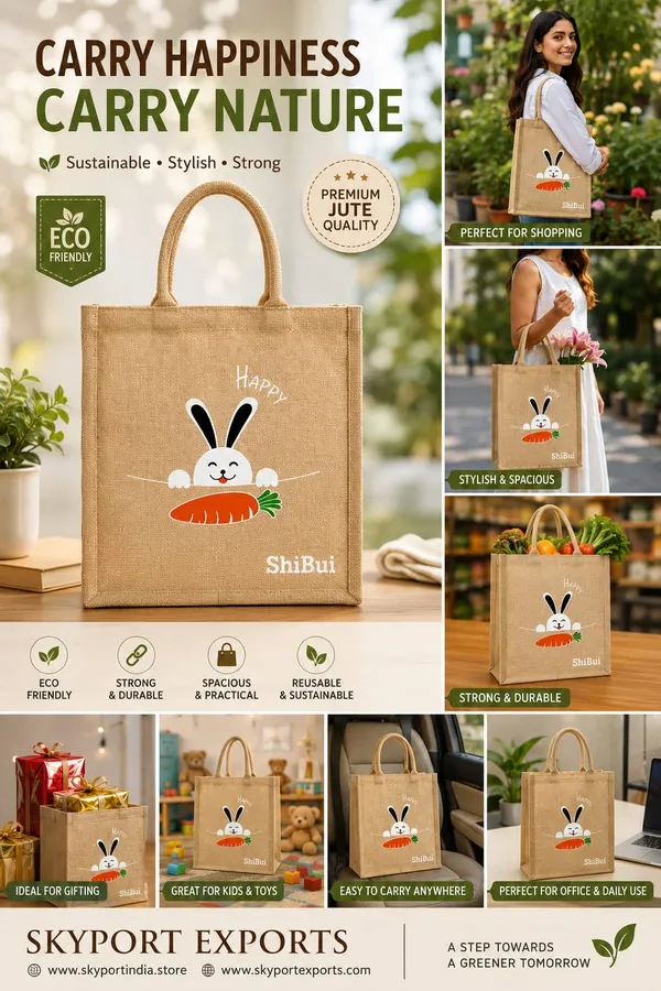 Pack_Of_4_Multicolour_Jute_Buddha_Printed_Tote_Bag_For_Unisex