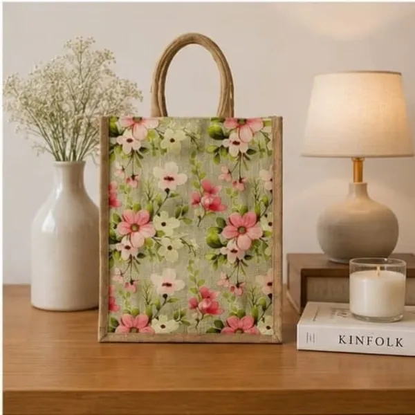 Premium_Floral_Jute_Shopping_Bag_For_Unisex
