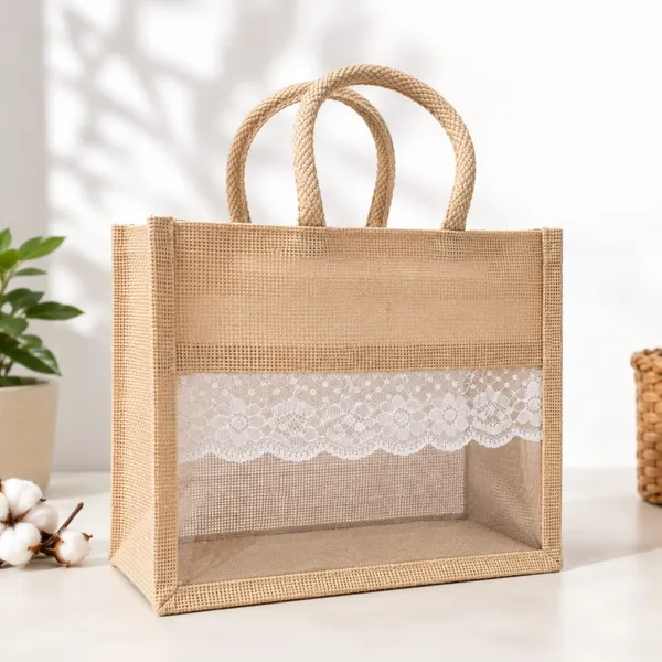 Premium_Cotton_Eco-Friendly_Lace_Window_Jute_Tote_Bag_With_Transparent_Front