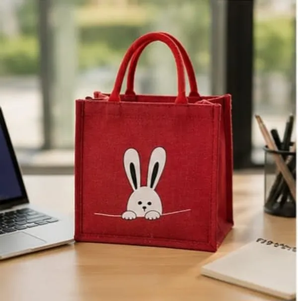 Red_Jute_Printed_Zippered_Tote_Bag_For_Unisex