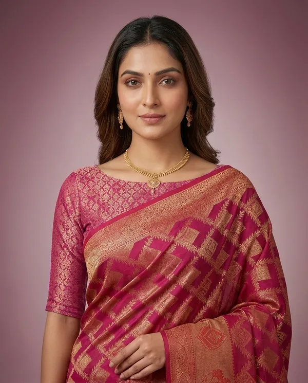 Organza_Brocade_Festive_Saree