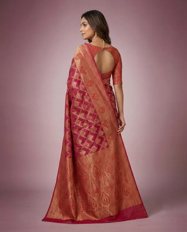 Organza_Brocade_Festive_Saree