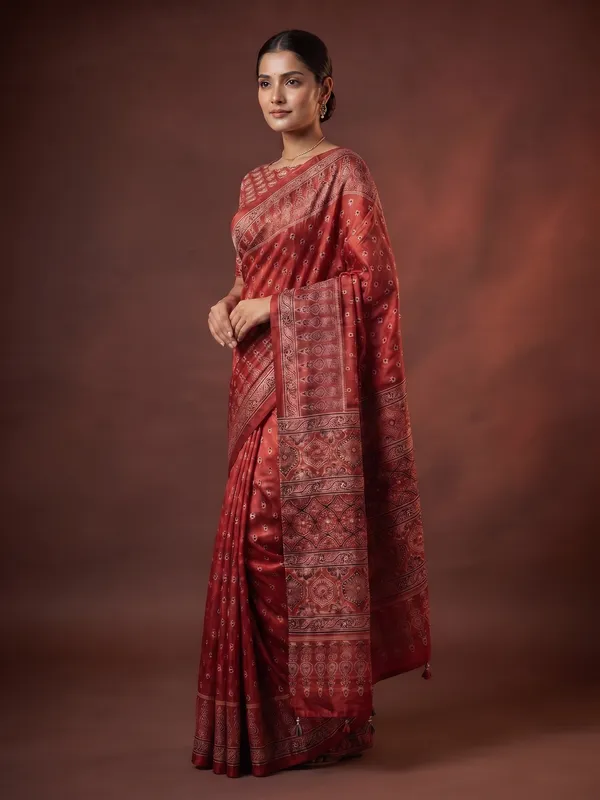 Silk_Prism_print_with_mirror_work_saree