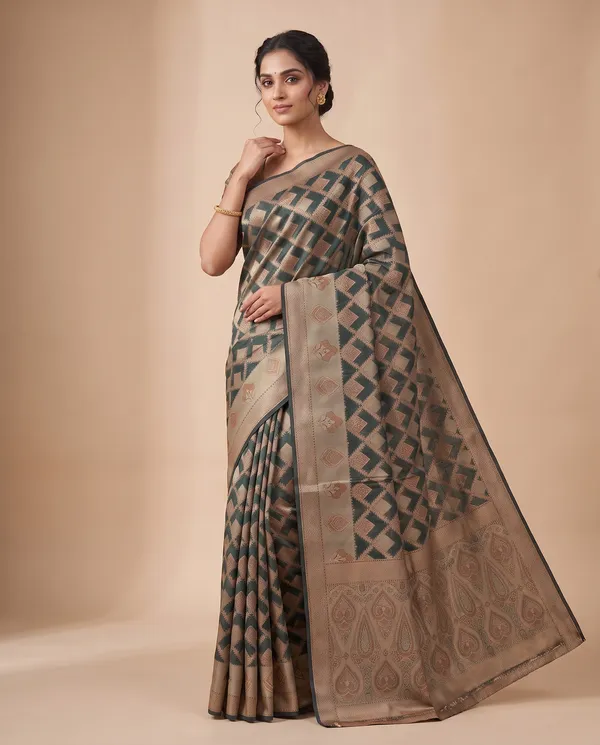Organza_Brocade_Festive_Saree
