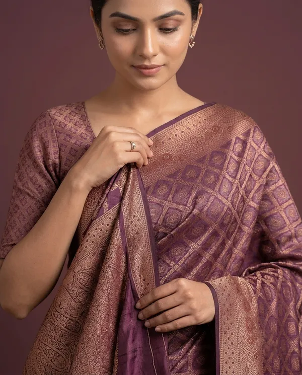 Organza_Brocade_Festive_Saree