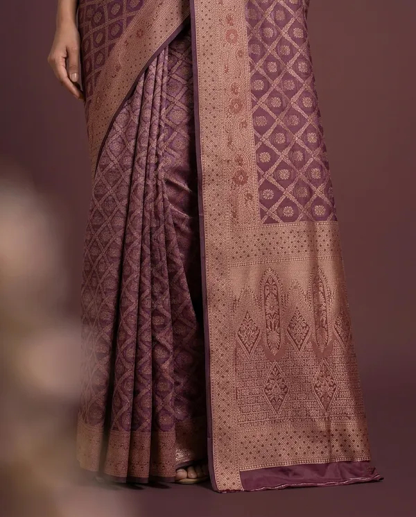 Organza_Brocade_Festive_Saree