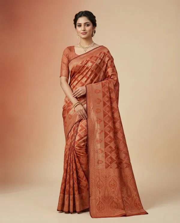 Organza_Brocade_Festive_Saree