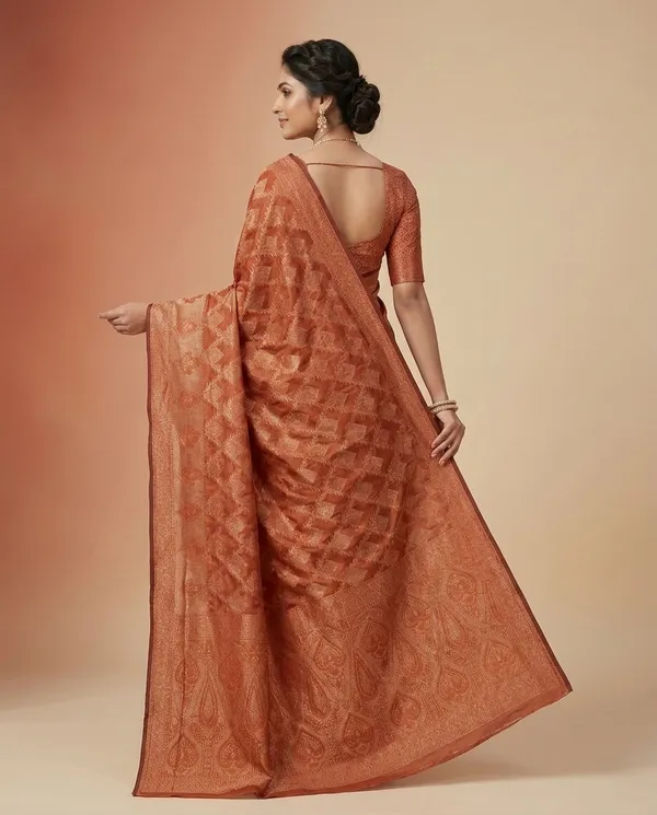 Organza_Brocade_Festive_Saree