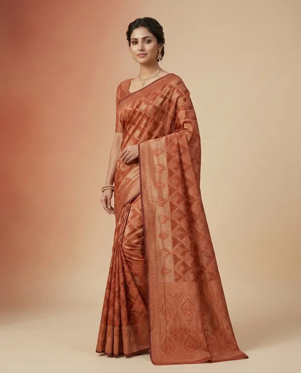 Organza_Brocade_Festive_Saree
