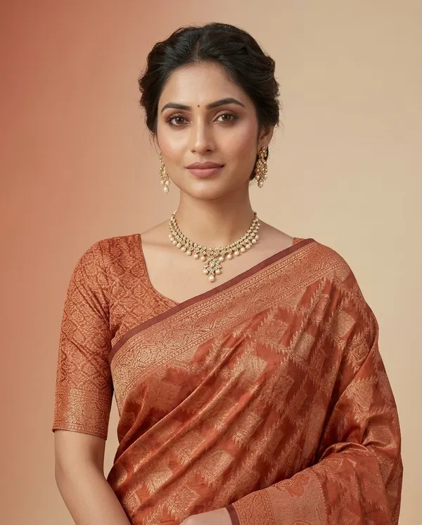 Organza_Brocade_Festive_Saree