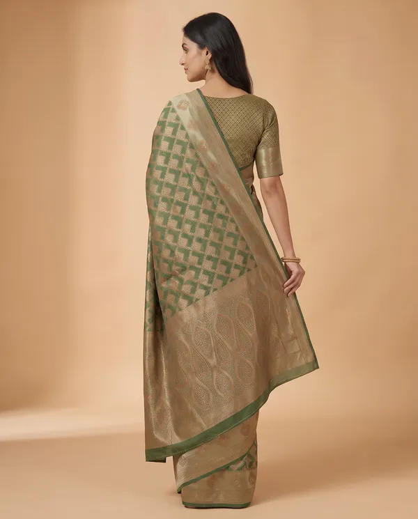Organza_Brocade_Festive_Saree