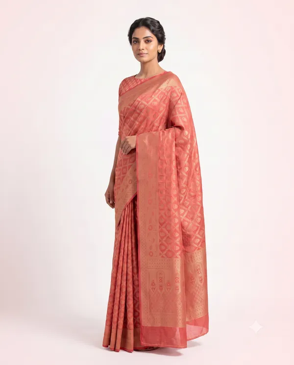 Organza_Brocade_Festive_Saree