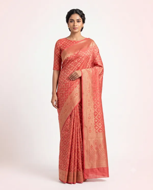 Organza_Brocade_Festive_Saree