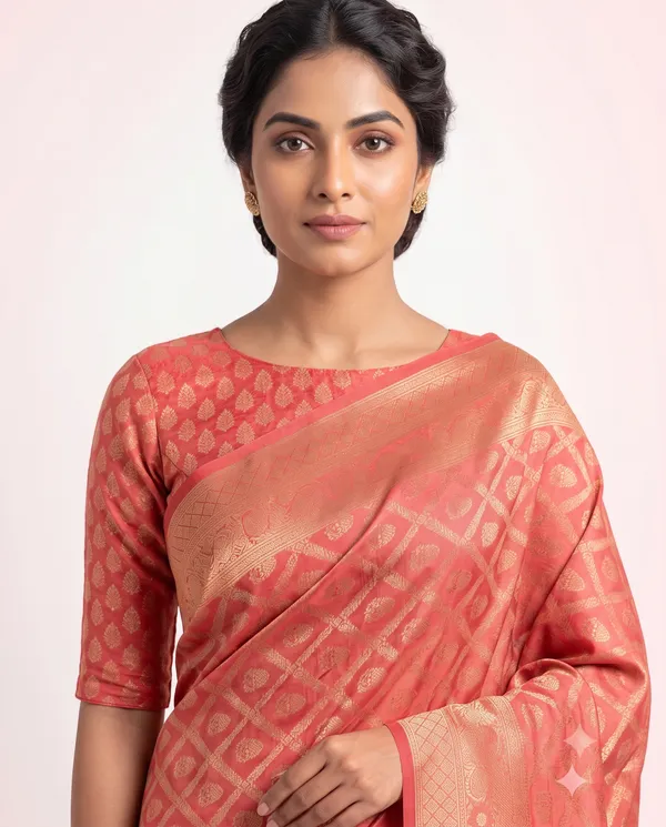 Organza_Brocade_Festive_Saree