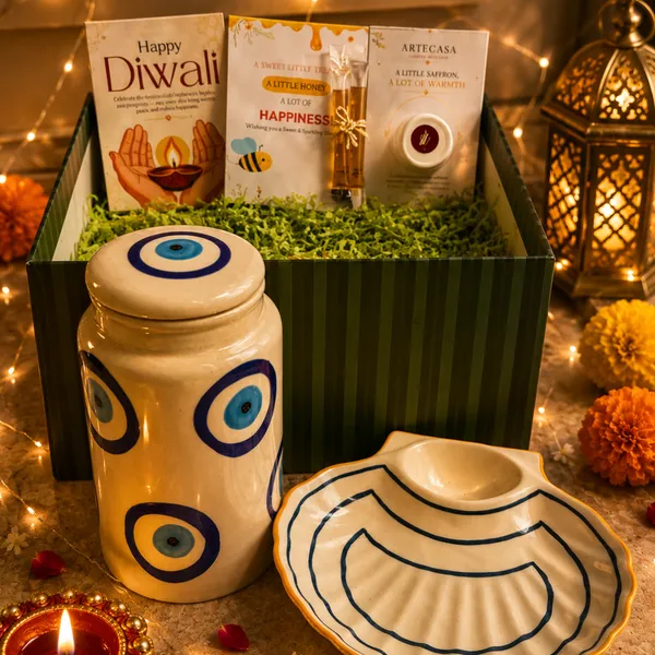 Artecasa_Green_Gift_Box_Evil_Eye_Jar_Seashell_Platter_Hamper