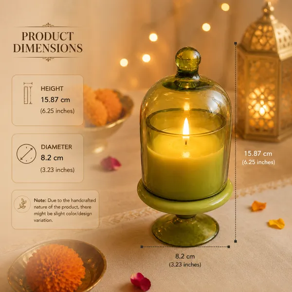 Wax_Decorative_Green_Glass_Jar_Fragrance_Candle