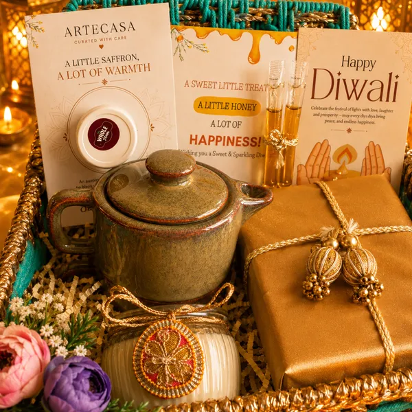 Metal_Festive_Sage_Green_Basket_Tea_Mug_Matka_Candle_Hamper