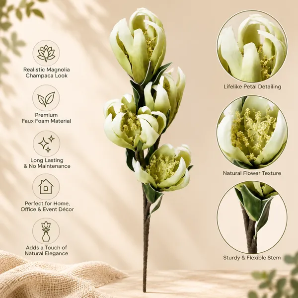 Faux_Foam_Green_Magnolia_Champaca_Flower_Stem