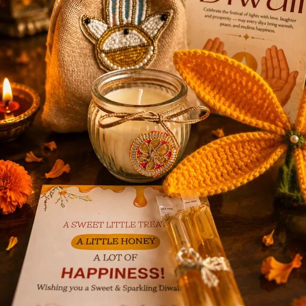 Wax_Festive_Yellow_Crochet_Tulip_Flower_Candle_Hamper