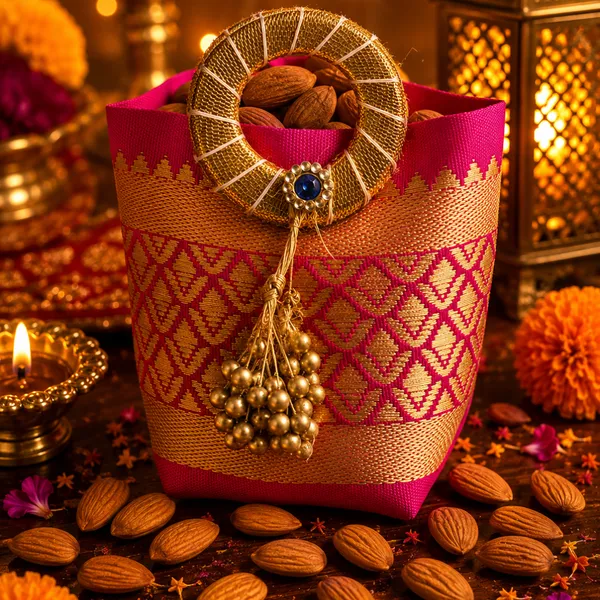 Artecasa_Pink_Diwali_Gift_Box_With_Urli_Candle_&_Shubh_Labh_Hangings