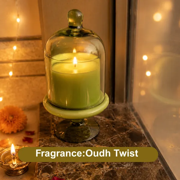 Wax_Decorative_Green_Glass_Jar_Fragrance_Candle