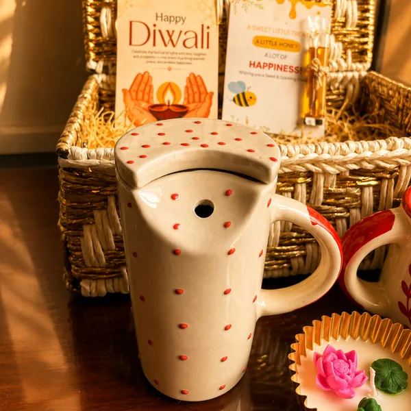 Artecasa_Red_Tumbler_&_Mug_Diwali_Gift_Basket_Hamper