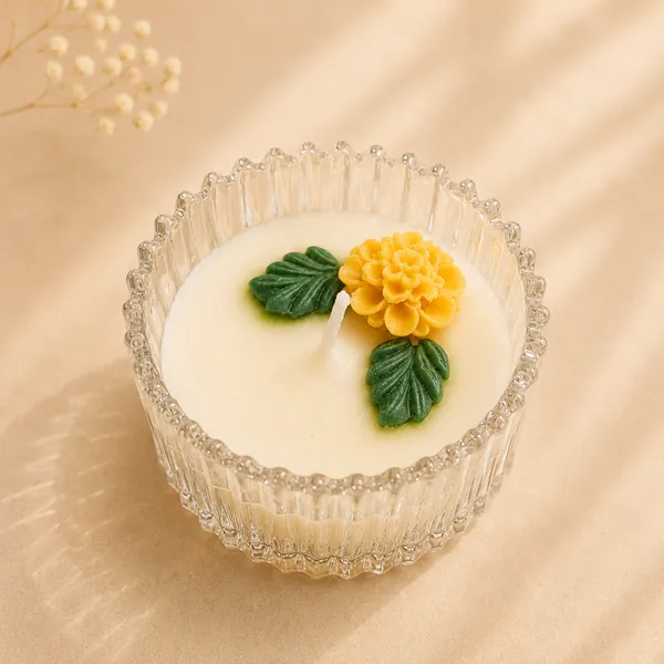 Wax_Festive_Genda_Flower_Glass_Candle_Set_Of_2