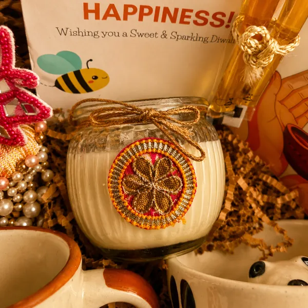 Artecasa_Dog_Panda_Mug_Matka_Candle_Diwali_Hamper