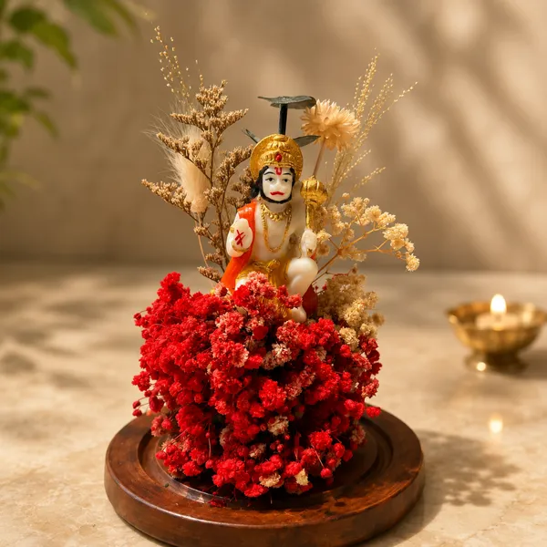 Glass_Festive_Diwali_Multicolour_Hanuman_Ji_Decorative_Dome