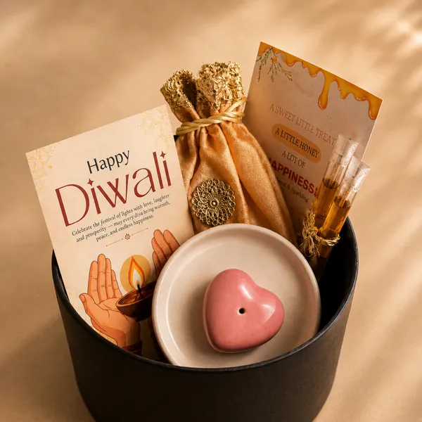 Artecasa_Black_Gift_Box_Heart_Agarbatti_Stand_Potli_Hamper