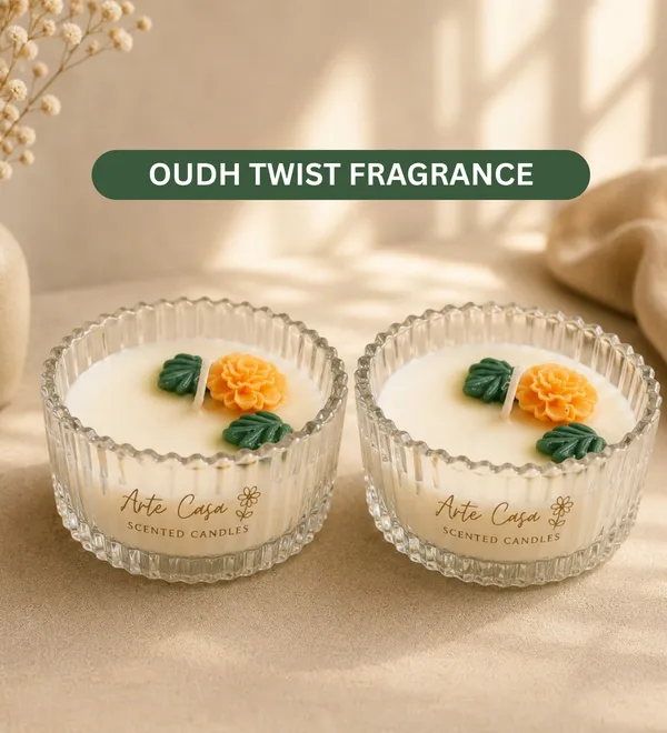 Wax_Festive_Genda_Flower_Glass_Candle_Set_Of_2