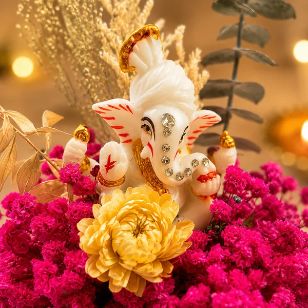 Glass_Festive_Floral_Ganesha_Decorative_Dome