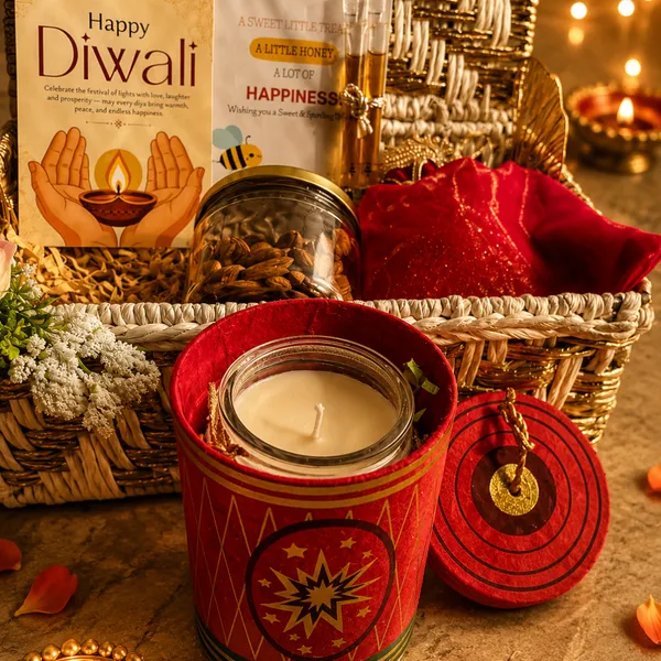 Metal_Jute_Festive_Red_Bomb_Candle_Dry_Fruit_Gift_Basket