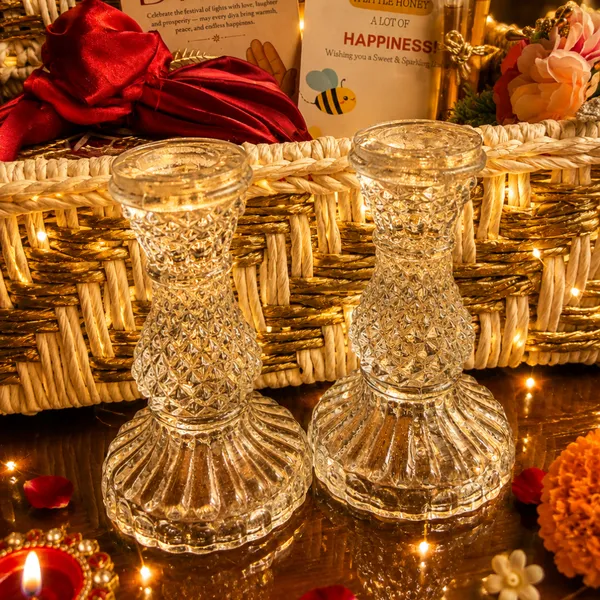 Metal_Jute_Festive_Taper_Candle_German_Silver_Gift_Basket