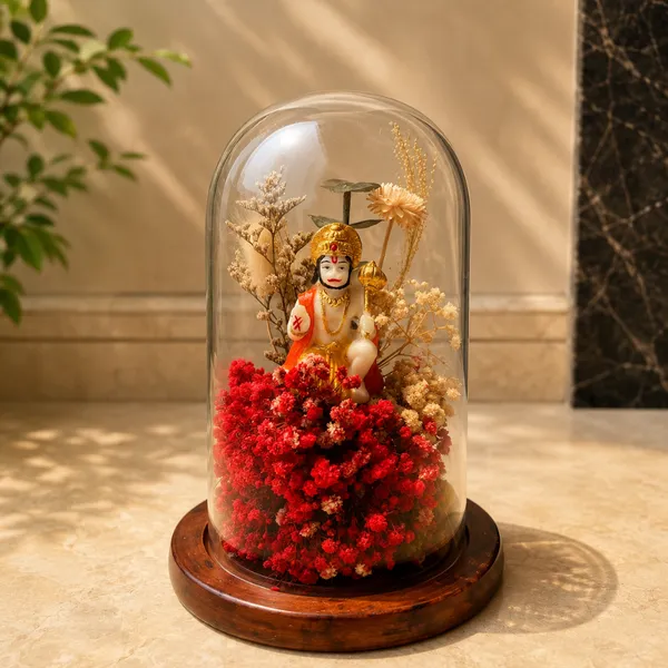 Glass_Festive_Diwali_Multicolour_Hanuman_Ji_Decorative_Dome