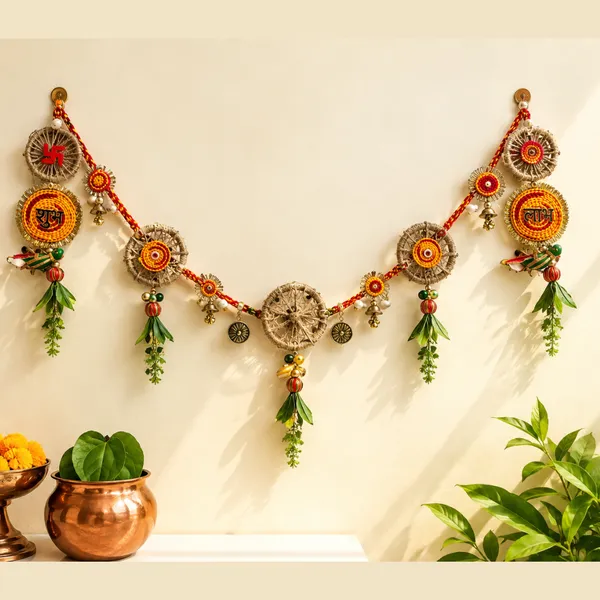 Jute_Festive_Diwali_Red_Potli_With_Festive_Toran