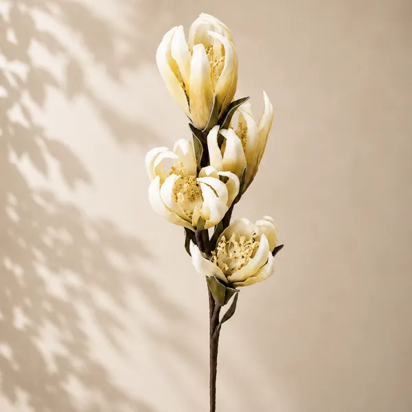 Faux_Foam_Yellow_Magnolia_Champaca_Flower_Stem