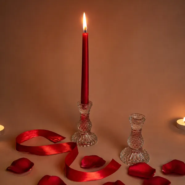Metal_Jute_Festive_Taper_Candle_German_Silver_Gift_Basket
