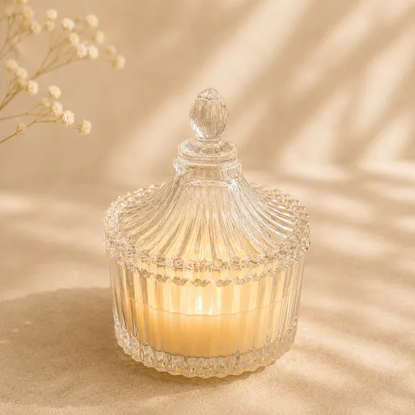 Wax_Festive_Genda_Flower_Glass_Candle_Set_Of_2