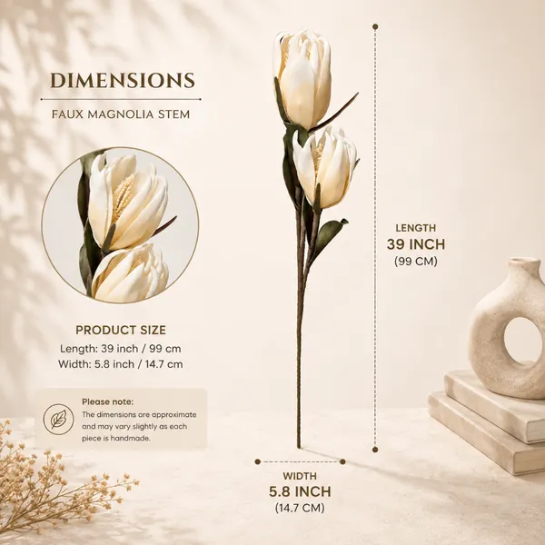 Faux_Foam_Yellow_Magnolia_Champaca_Flower_Stem