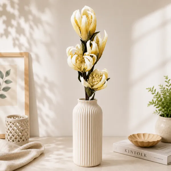 Faux_Foam_Yellow_Magnolia_Champaca_Flower_Stem