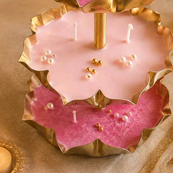 Wax_Festive_Multicolour_3_Tier_Urli_Diwali_Candle_Hamper