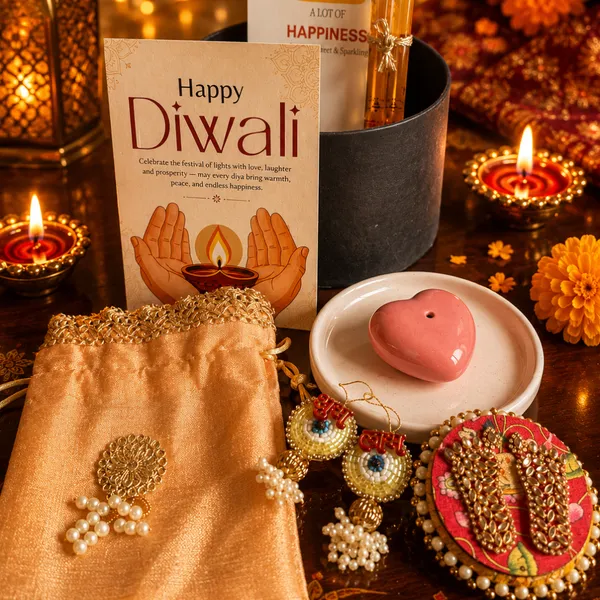 Artecasa_Black_Gift_Box_Heart_Agarbatti_Stand_Potli_Hamper