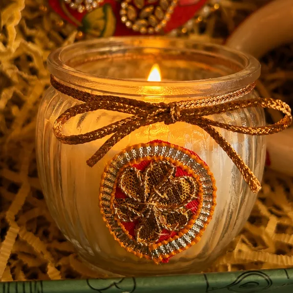 Artecasa_Multicolour_Jute_Diwali_Gift_Basket_With_Matka_Candle_&_Potli