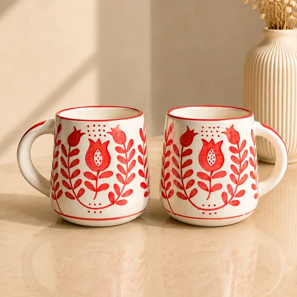 Wax_Festive_Diwali_Green_Long_Gift_Box_With_2_Mugs_&_Matka_Candle