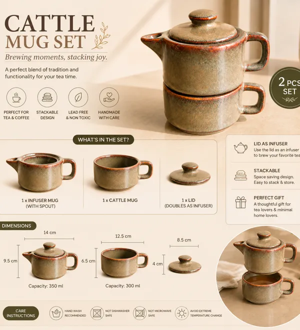 Ceramic_Festive_Multicolour_Tea_Kettle_&_Mug_Gift_Set