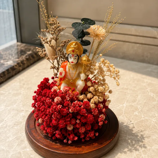 Glass_Festive_Diwali_Multicolour_Hanuman_Ji_Decorative_Dome