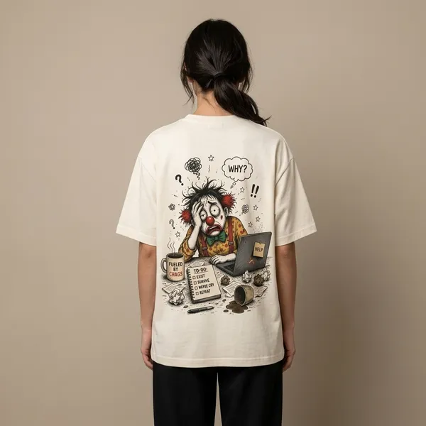 Unisex_-_White_Cotton_Oversized_Weekday_Mood_T_Shirt